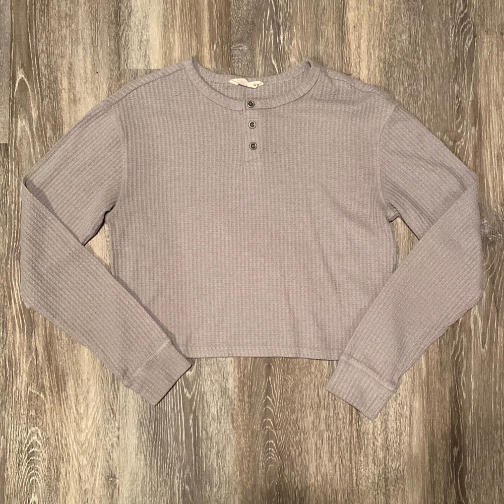grey long sleeve size medium
